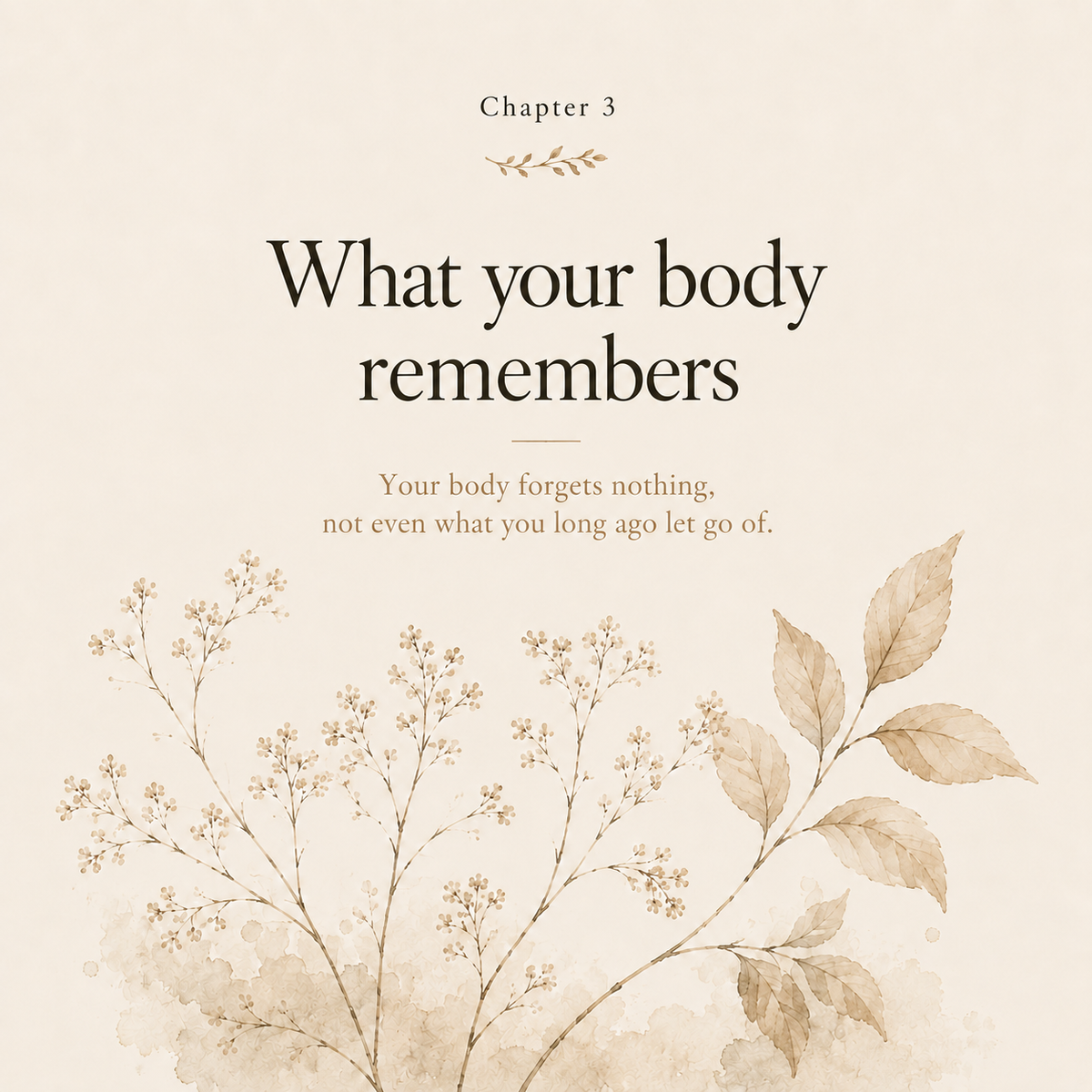 The Tension You Carry : Why old tension stays in your body, and how to let it go